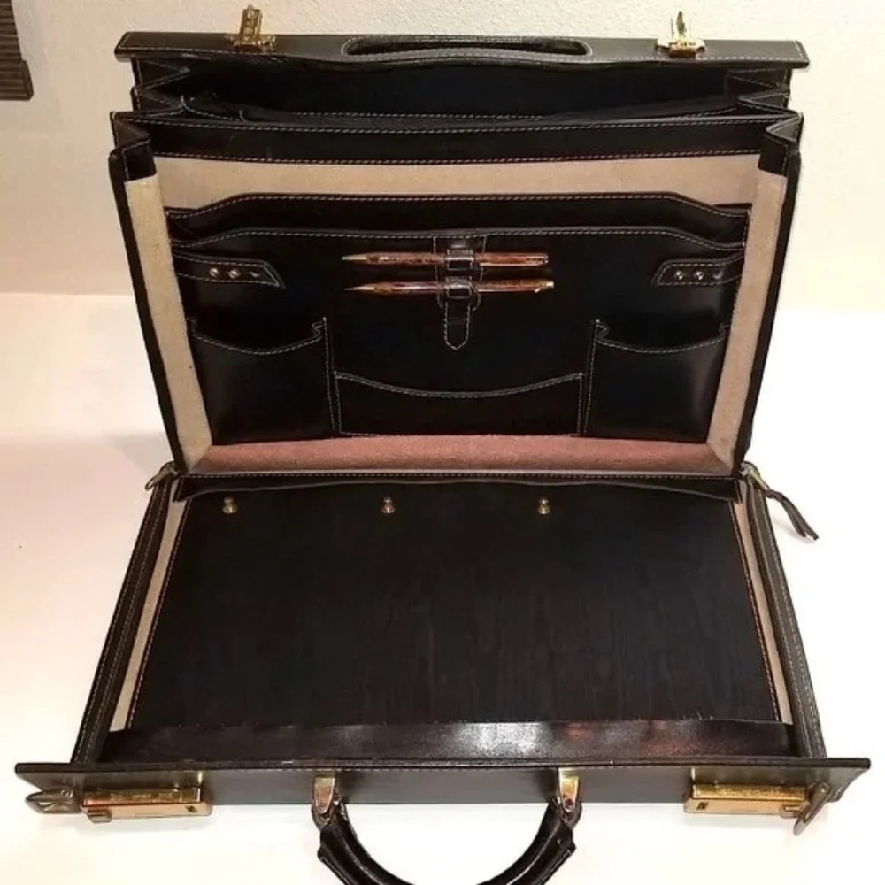 💋 Vintage Lorenzo Leather Breicase